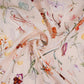 Peach floral print Muslin Fabric VF-31374