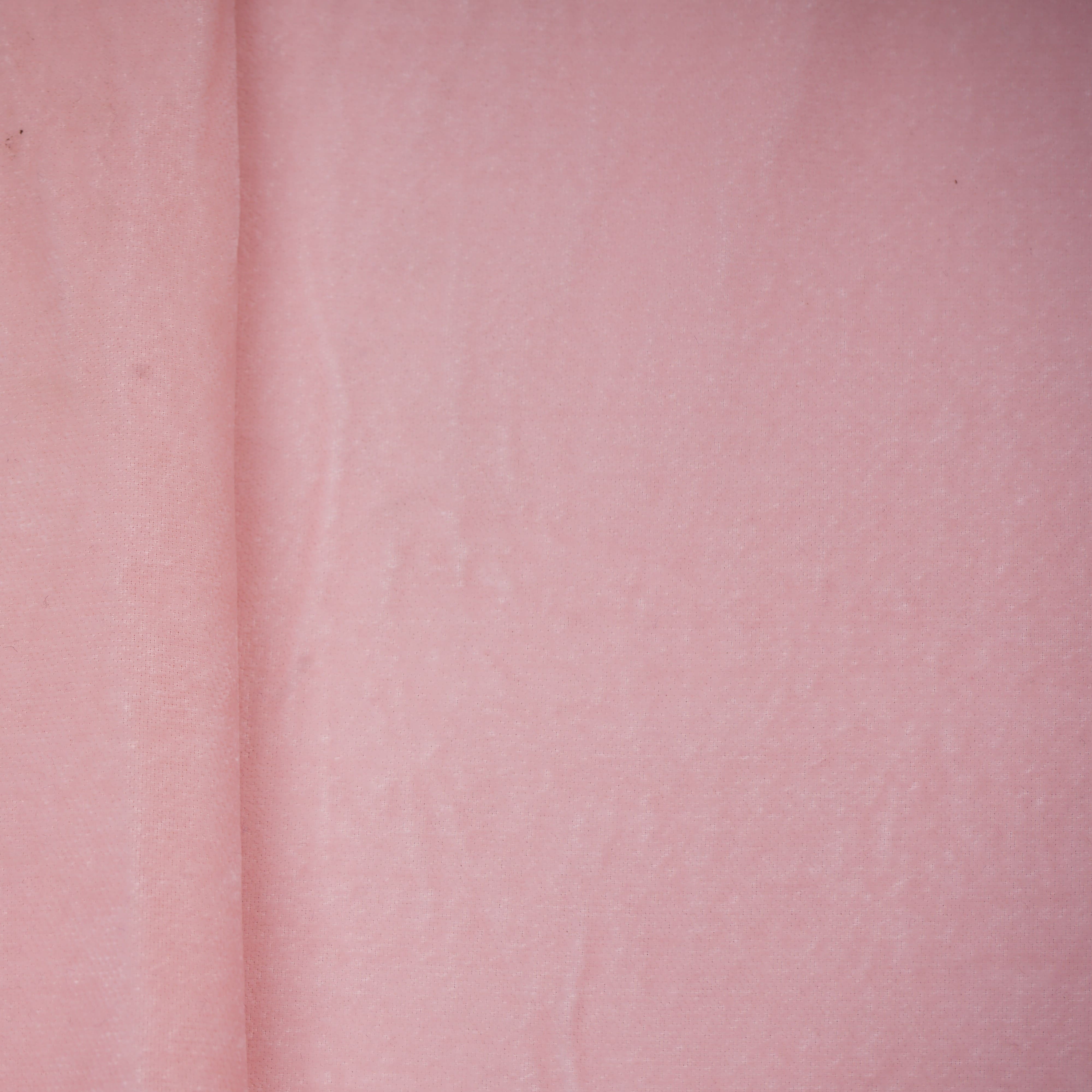 Light Pink Solid Viscose Velvet Fabric 21225