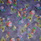 Violet floral print Tissue Fabric MTFG-31107