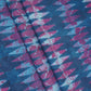 Blue with Multicolor Dabu Print Cotton Fabric NC-29665