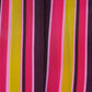 Multicolor Stripes Print Natural Crepe Fabric 21056