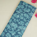 Blue with Multicolor Dabu Foil Print Cotton Fabric NC-29646