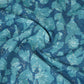 Blue with Multicolor Dabu Foil Print Cotton Fabric NC-29646