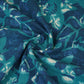Blue with Multicolor Dabu Print Cotton Fabric NC-29664