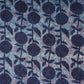 Blue with Multicolor Dabu Foil Print Cotton Fabric NC-29660