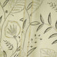 Cream Foil floral print Eri Cotton Fabric MTFG-31069