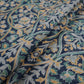 Navy Blue with Multicolor Kalamkari print Mul Chanderi Fabric VF-31346