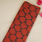 Brick Red Dabu Print Cotton Fabric NC-29650