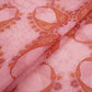 Rose Pink Mughal print Mul Chanderi Fabric VF-31343