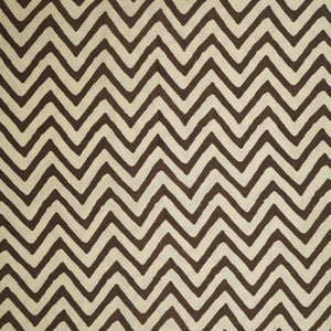 Cream Bagru Print Cotton Fabric NC-29653 - TradeUNO