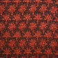 Red with Multicolor Dabu Foil Print Cotton Fabric NC-29658