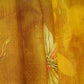 Mustard Yellow floral print Tissue Fabric MTFG-31109