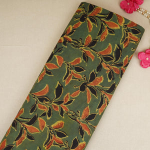 Green Batik Print Cotton Fabric NC-29639 - TradeUNO