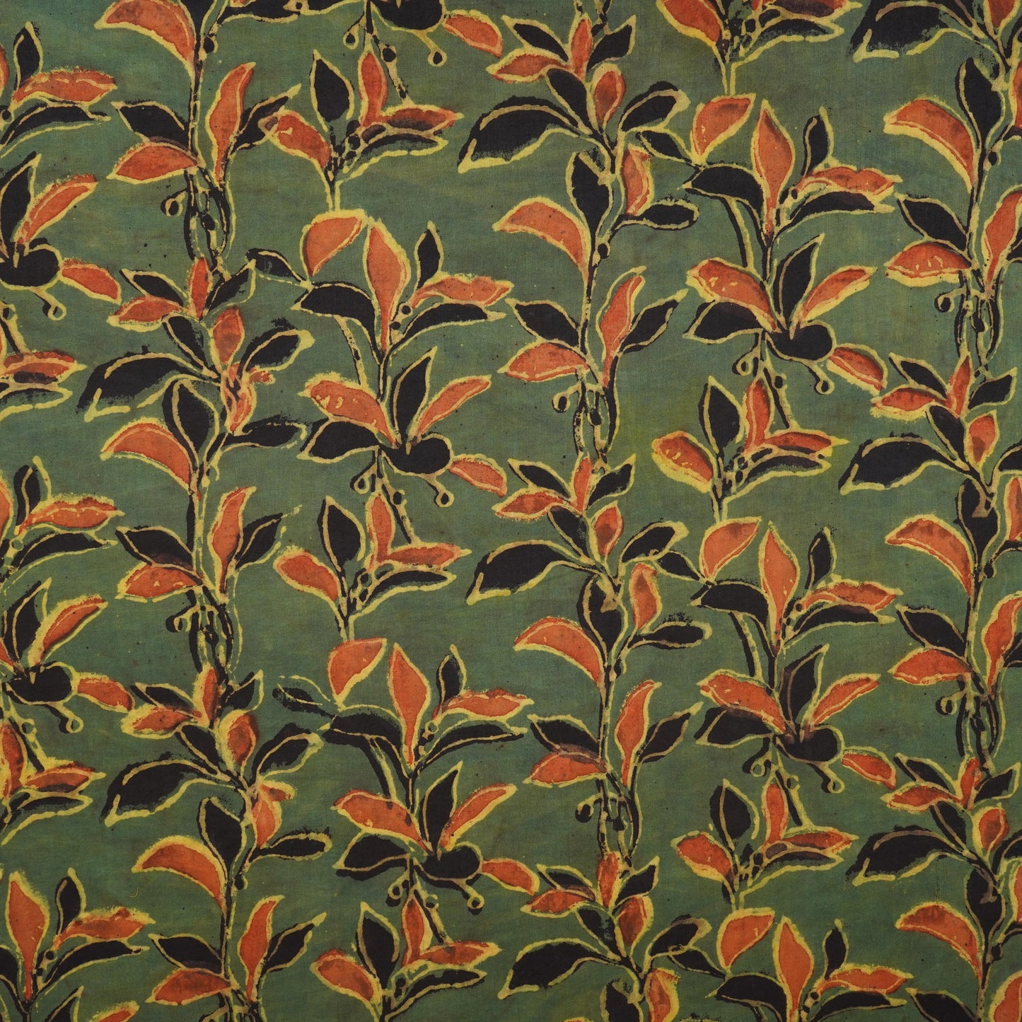 Green Batik Print Cotton Fabric NC-29639