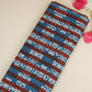 Blue & Red Dabu Print Cotton Fabric NC-29657
