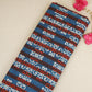 Blue with Multicolor Dabu Foil Print Cotton Fabric NC-29645