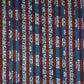 Blue & Red Dabu Print Cotton Fabric NC-29657