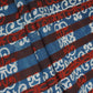 Blue with Multicolor Dabu Foil Print Cotton Fabric NC-29645