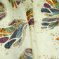 Cream floral Jari Jacquard Pure Bemberg Crepe Fabric MTFG-31096