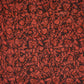 Brick Red with Multicolor Dabu Print Cotton Fabric NC-29659