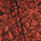 Brick Red with Multicolor Dabu Print Cotton Fabric NC-29659