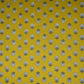 Mustard Floral Print Cotton Fabric AFI-29578