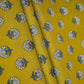 Mustard Floral Print Cotton Fabric AFI-29578