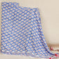 Sky Blue floral Print Muslin Fabric AFI-29538