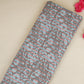 Dark Grey Stripes Dabu Print Cotton Fabric AFI-29611