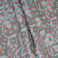 Dark Grey Stripes Dabu Print Cotton Fabric AFI-29611