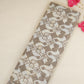 Grey with Multicolor Dabu Foil Print Cotton Fabric NC-29662