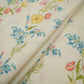 Ivory floral print 40s Pure Linen Fabric VF-31326