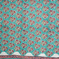 Sea Green floral print Cotton Fabric AFI-29598