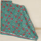 Sea Green floral print Cotton Fabric AFI-29605