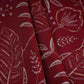 Red Foil floral print Eri Cotton Fabric MTFG-31065