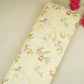 Yellow fine floral embroidery Mul Chanderi Fabric SNA-29629