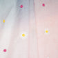 Blush Pink With Multicolor 4D Shaded Embroidery Mul Chanderi Fabric DC-30686
