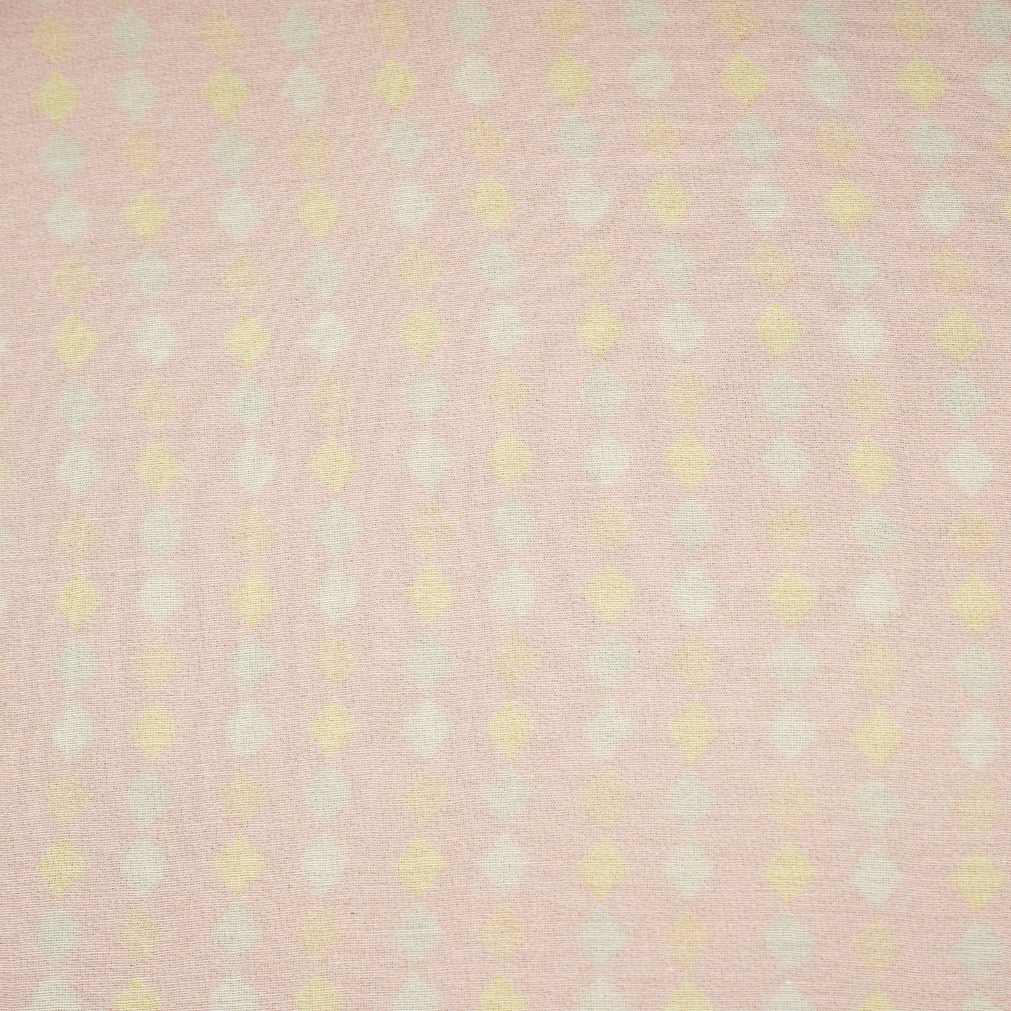 Pink Geomatrical Print Mul Chanderi Fabric SNA-29633