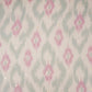 Baby Pink Ikkat print mukaish work Mul Chanderi Fabric SNA-29625
