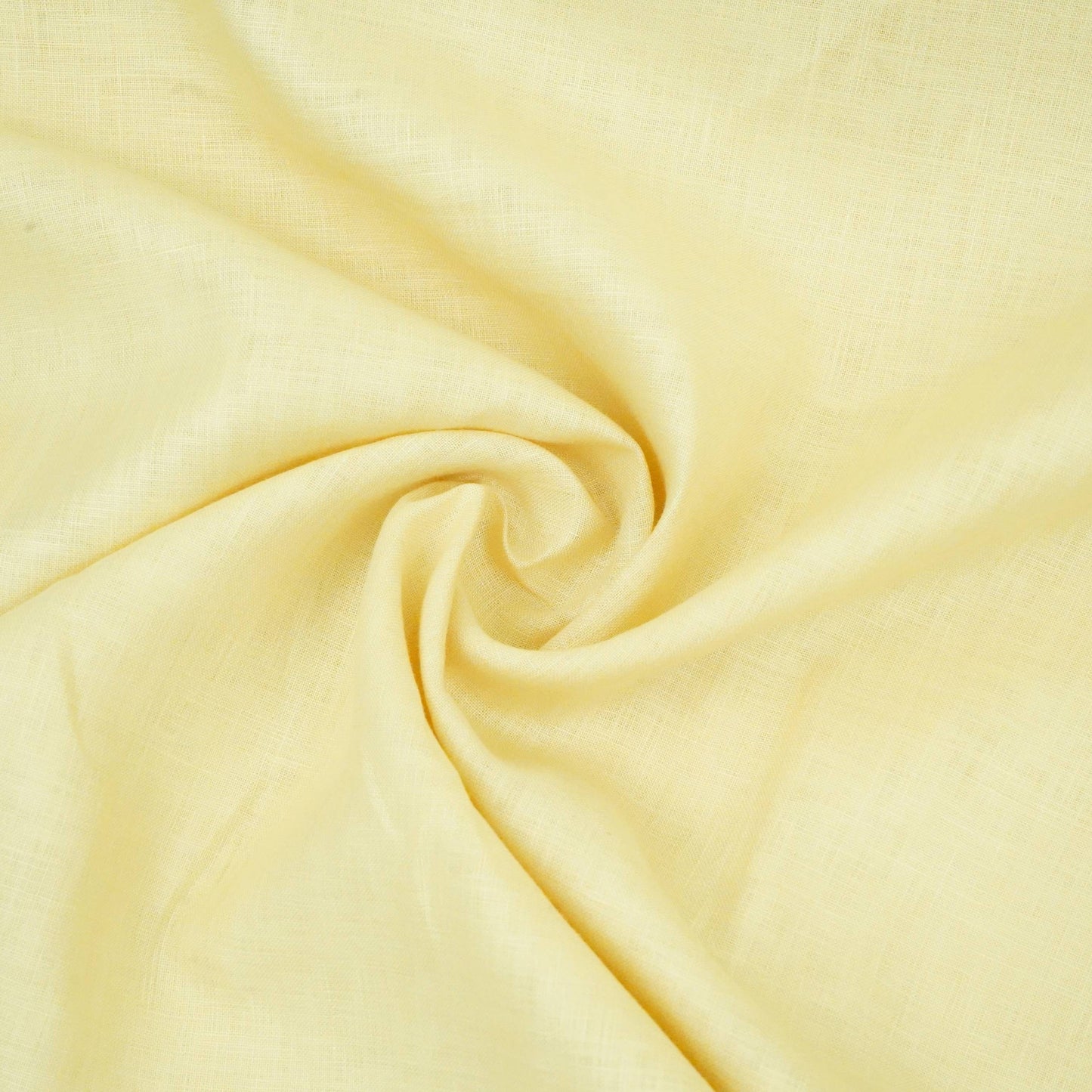 Cream Solid Pure Linen Fabric UT-31165