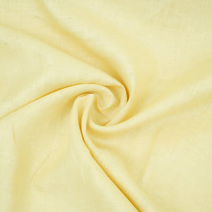 Cream Solid Pure Linen Fabric UT-31165 - TradeUNO