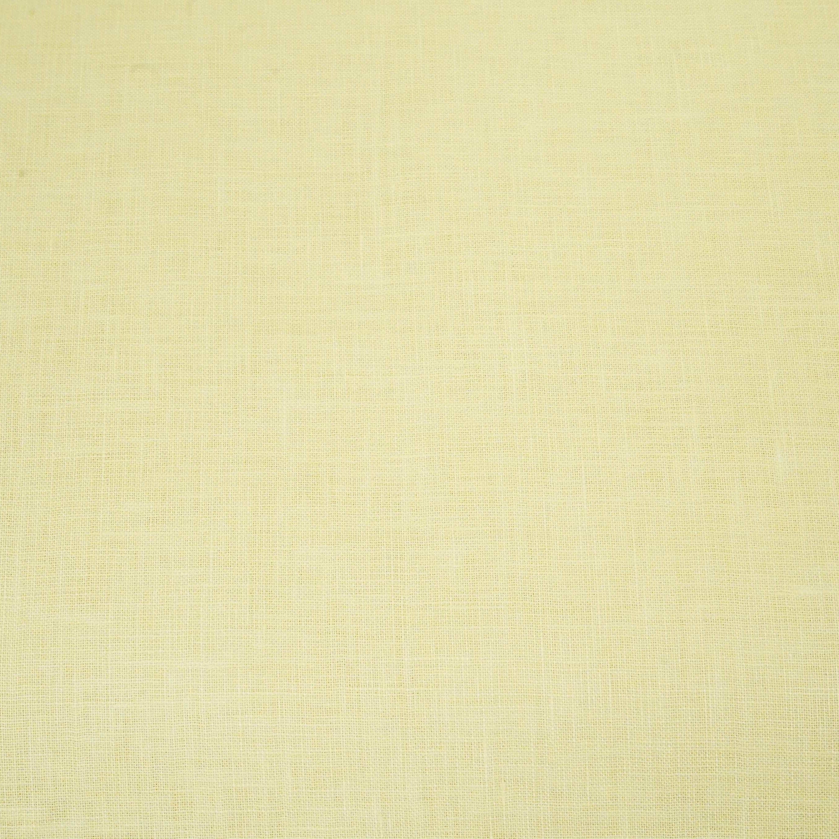 Cream Solid Pure Linen Fabric UT-31165 - TradeUNO