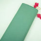 Teal Green Solid Pure Linen Fabric UT-31162
