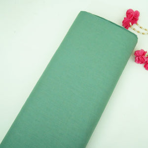 Teal Green Solid Pure Linen Fabric UT-31162 - TradeUNO