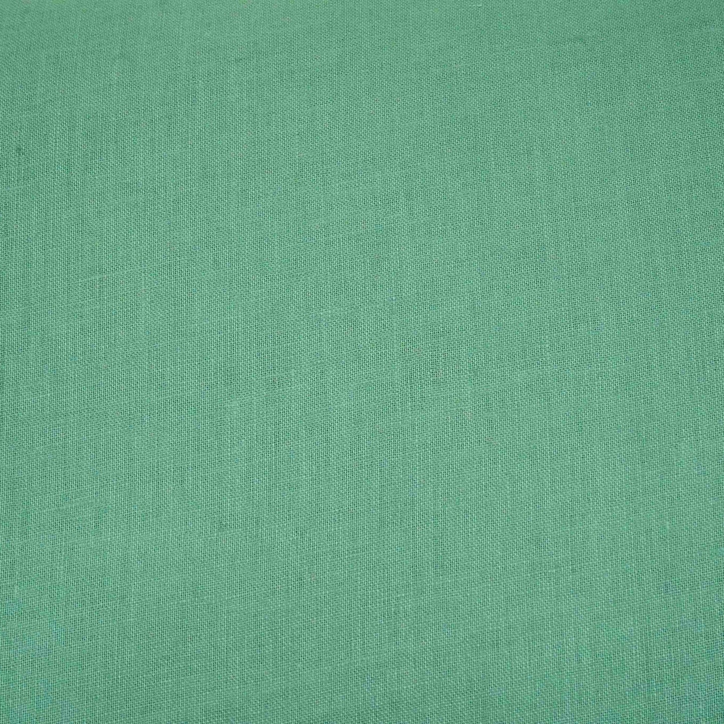 Teal Green Solid Pure Linen Fabric UT-31162