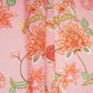 Pink Mughal Floral Print Muslin Fabric GTS-30946