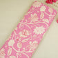 Cream with Pink Floral Print Cotton Fabric AFI-29535