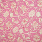 Cream with Pink Floral Print Cotton Fabric AFI-29535