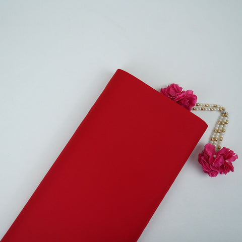 Red Solid Lizzy Bizzy Fabric RTL-31450