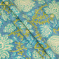Blue Floral print Cotton Fabric AFI-29602